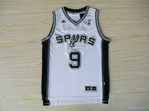 Maillot De Basket San Antonio Spurs Tony Parker 9 Tissus Sportif Fans Edition Blanc